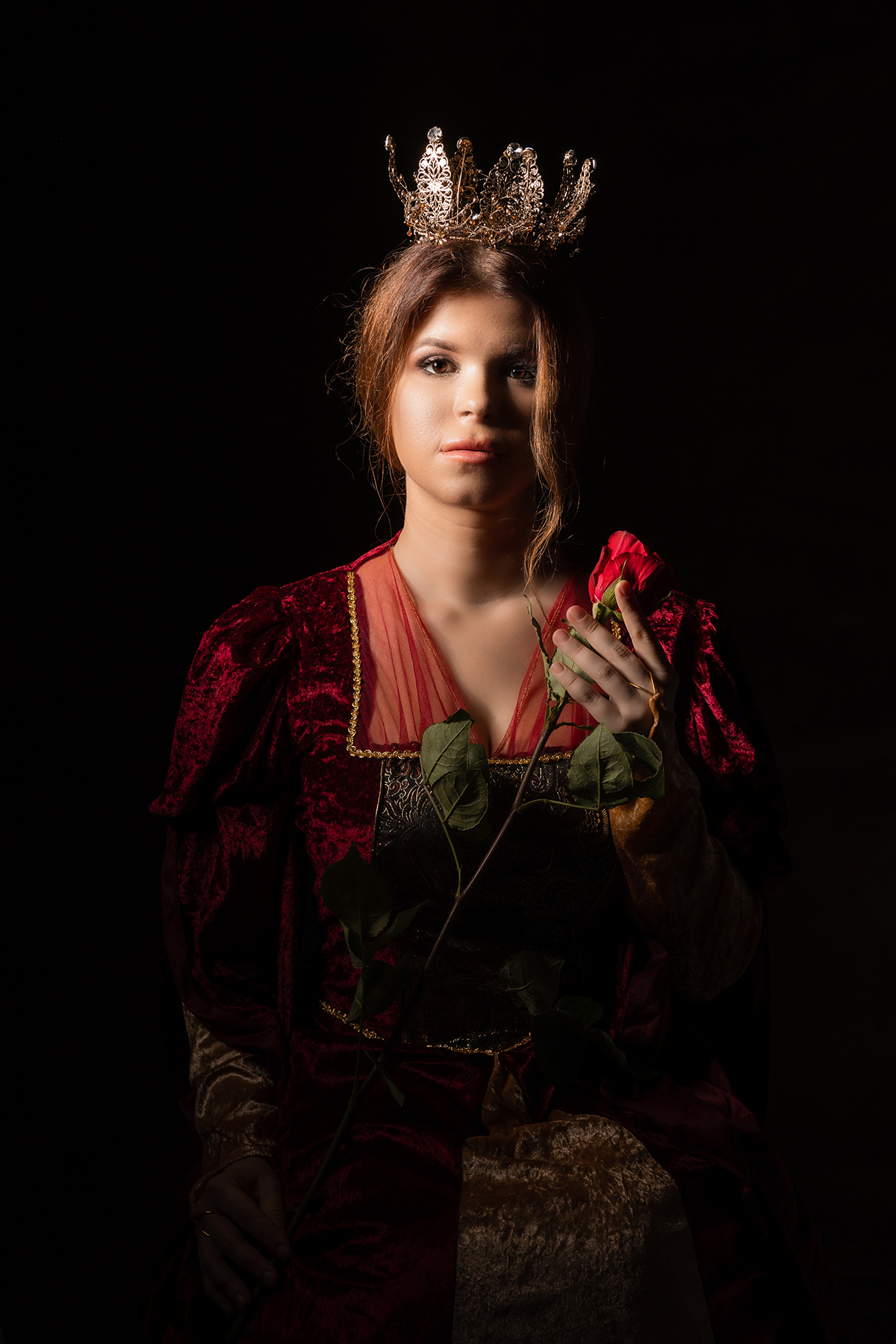 portrét v ateliéru Praha