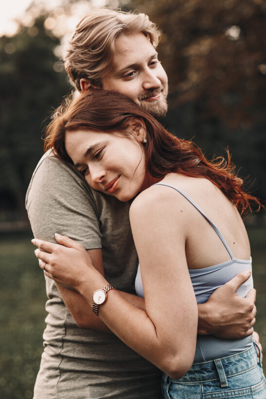 párová fotografie Martiny a Alexe