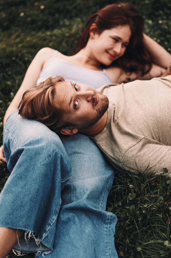 párová fotografie Martiny a Alexe