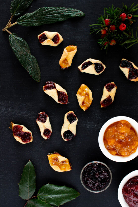 vánoční fotografie jídla - cukroví