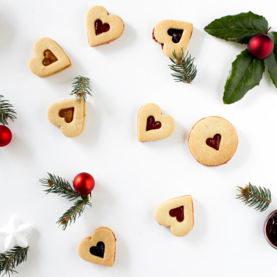 vánoční fotografie jídla - cukroví