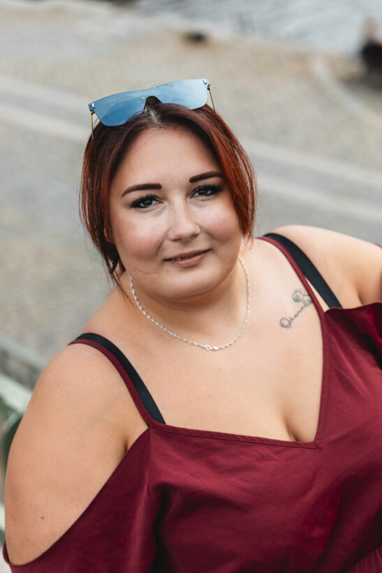 plus size portrétní fotograf