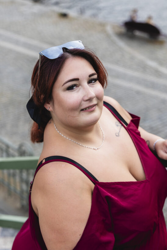plus size portrétní fotografka