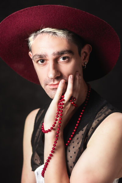 portrét v ateliéru Praha