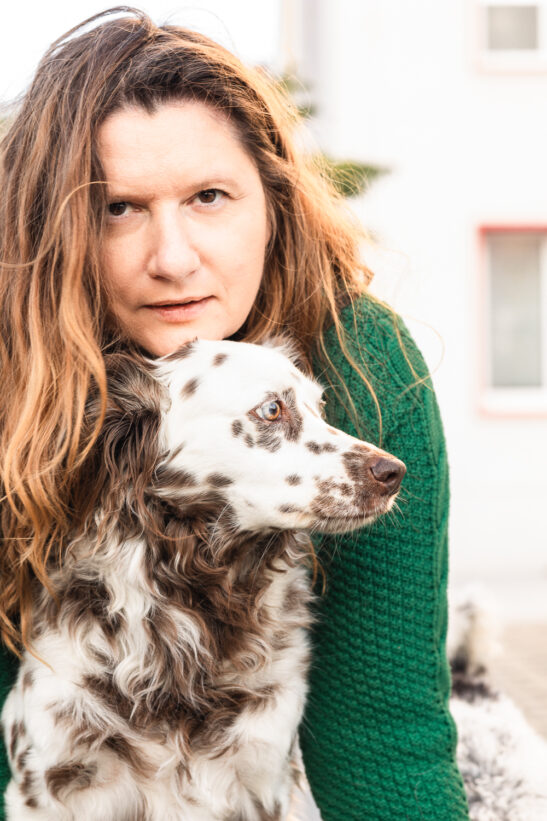 portrét se psem Praha