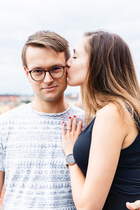 engagement at Vyšehrad