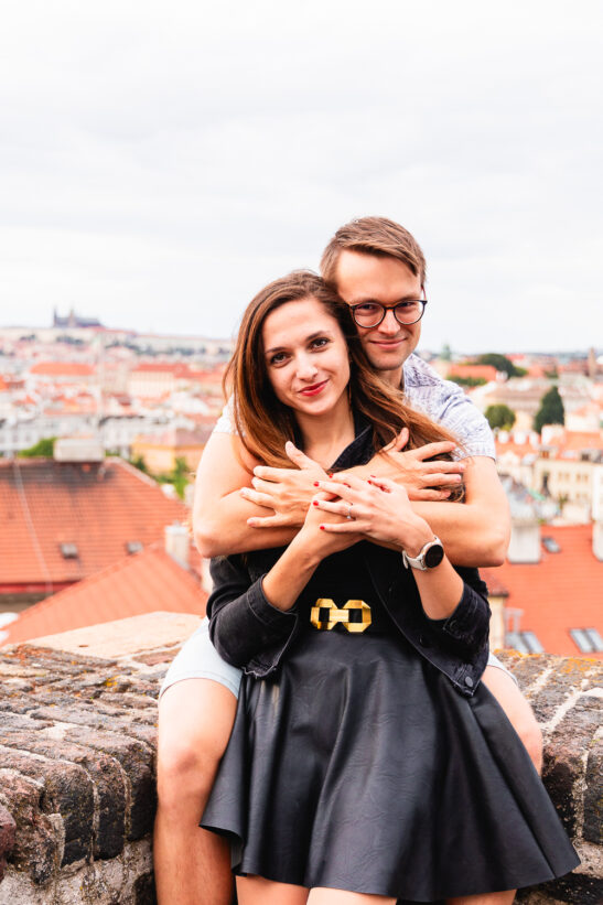 engagement at Vyšehrad