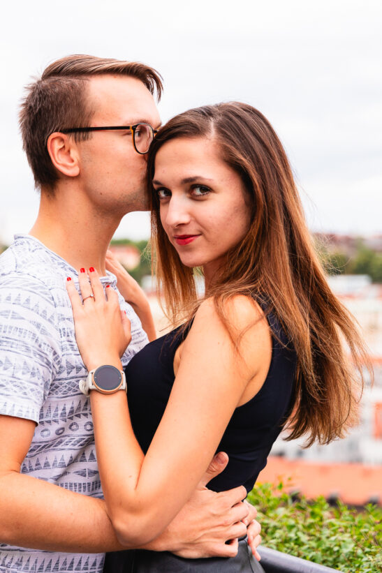 engagement at Vyšehrad