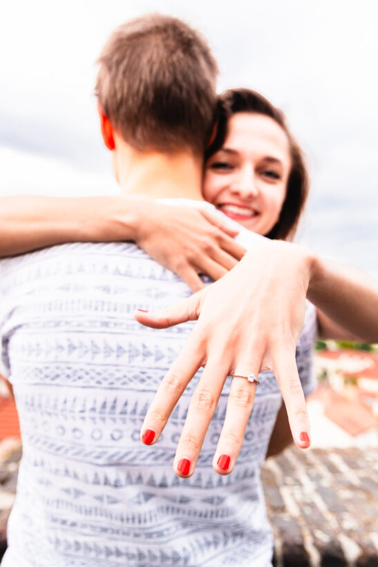 engagement at Vyšehrad
