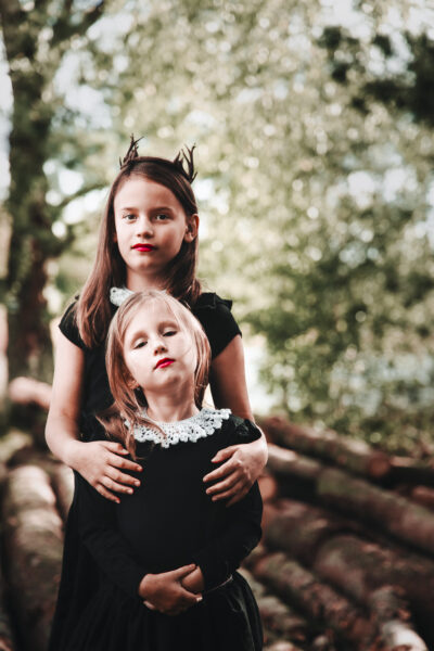 atmosférické halloweenské focení