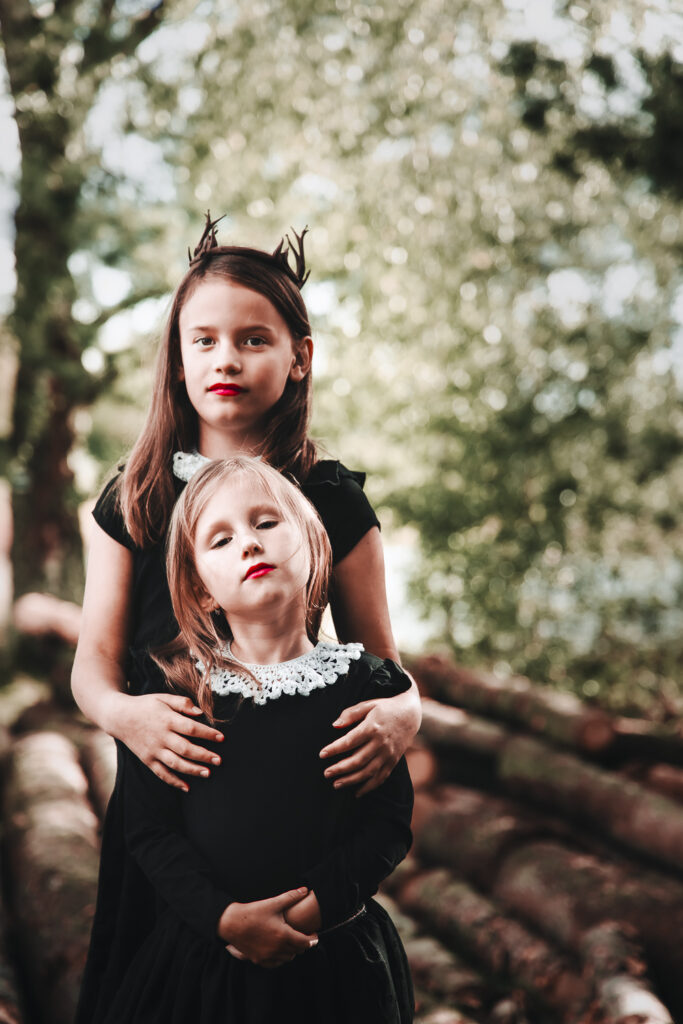 atmosférické halloweenské focení