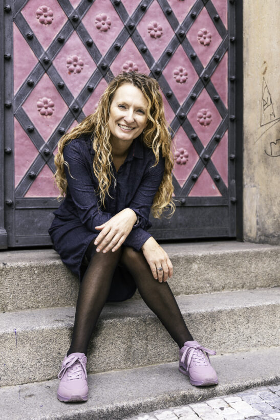 portrétní fotografie z procházky centrem Prahy